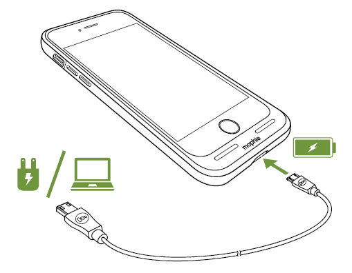 mophie battery case instructions